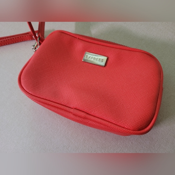 Express Rounded Wristlet, Coral - Picture 2 of 7